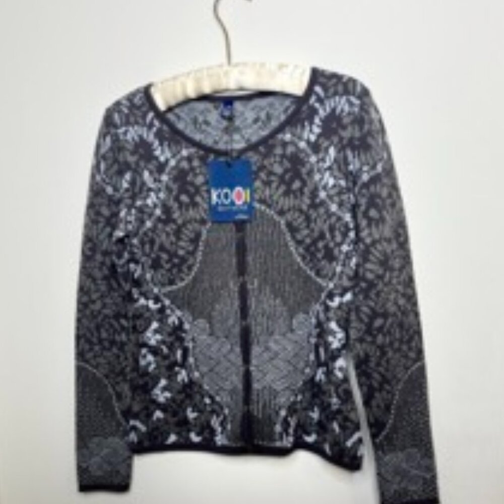 NWT Kooi Knitwear Cardigan Sweater